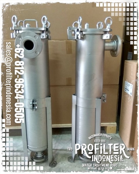 stainless steel 304 316l housing bag filter