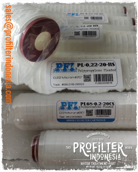 pp filter cartridge pleated