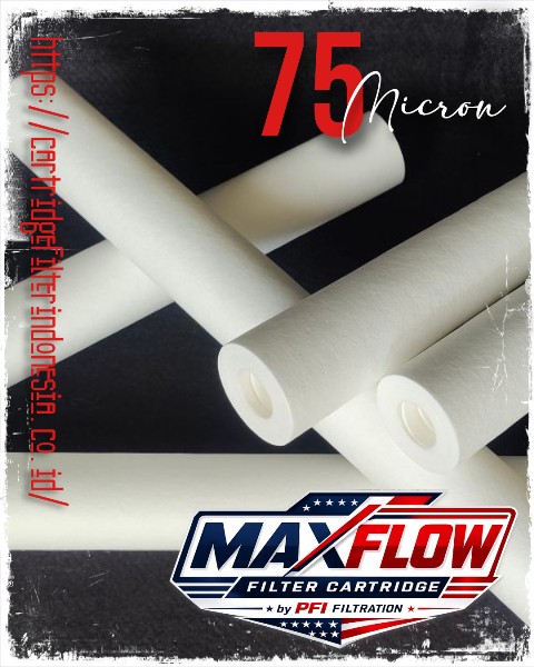 spun filter cartridge 75 micron
