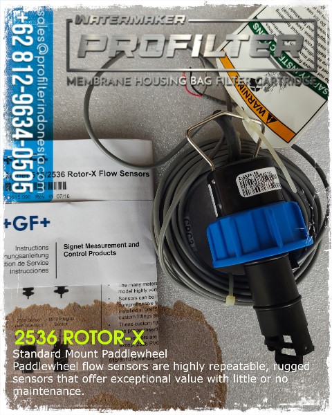 GF Signet 2536 Rotor-X Paddlewheel Flow Sensor