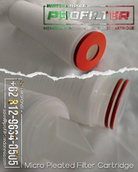 micro pleated filter cartridge pp