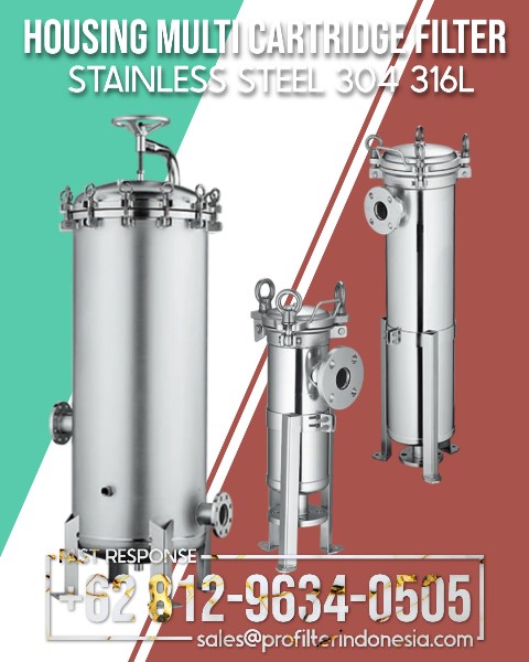 dhxt housing multi cartridge filter stainless steel 304 316