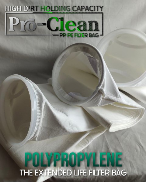 proclean filter bag polypropylene