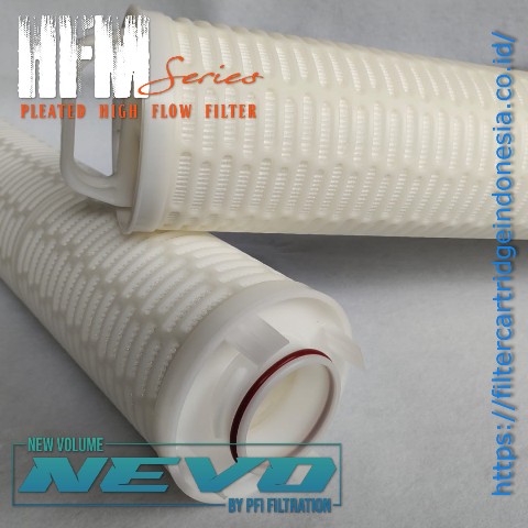 hfm pleated high flow filter cartridge