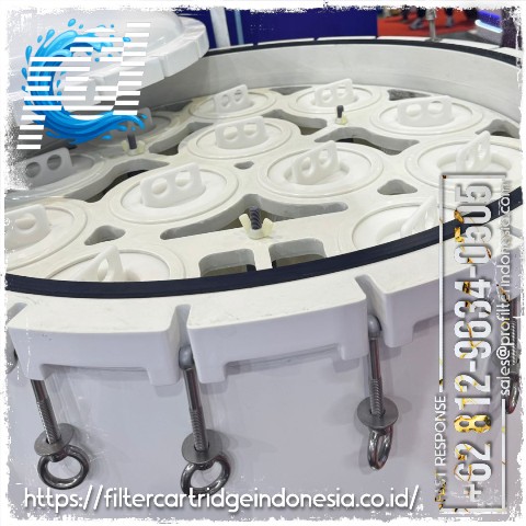 frp housing multi cartridge filter high flow 40 dan 60 inch