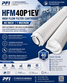 HFM40P1EV High Flow Filter Cartridge 40 inch 1 micron
