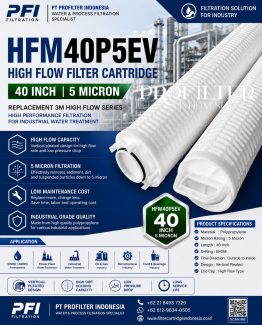 HFM40P5EV High Flow Filter Cartridge 40 inch 5 micron