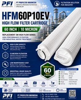 HFM60P10EV High Flow Filter Cartridge 60 inch 10 micron