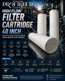 high flow filter cartridge 40 inch